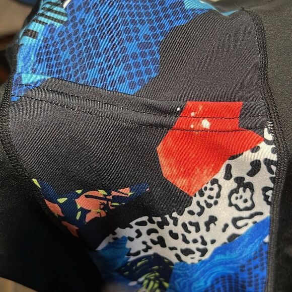 Reebok Yoga pants women Medium Colorful Athletic Leggings - Picture 6 of 9